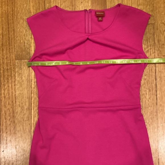 Merona Fuchsia Pink Sheath Dress Size Small - Picture 11 of 13